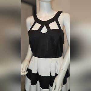 Crystal Doll Berry Skater Dress Sz 11 EUC